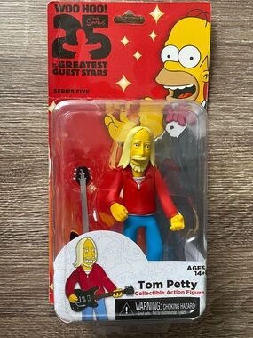 Rare Simpsons Tom Petty 25th Anniversary Action Figure